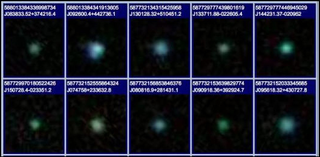 Illustration for article titled 'Green Pea' Galaxies May Have Reheated the Universe After Cosmic Dark Age